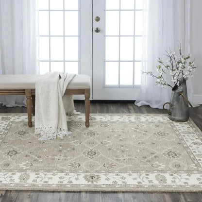 Bael Traditional Beige Living Room Rug -- beige