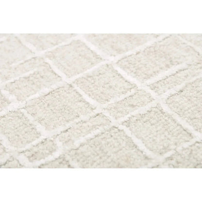 Babi Geometric Light Beige Area Rugs For Living Room - LOOMLAN - LOOMLAN - Area Rugs