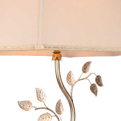 Chelsea House Crystal Bird Silver Table Lamp