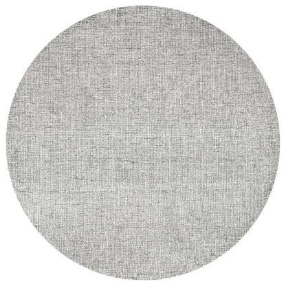 Ceto Gray Round Area Rugs For Dining Room - LOOMLAN - LOOMLAN - Area Rugs