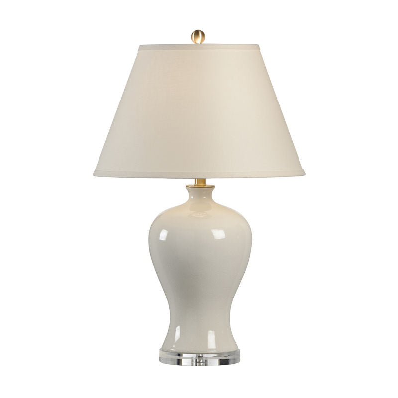 Chelsea House Columbus Vase Cream Ceramic Table Lamp