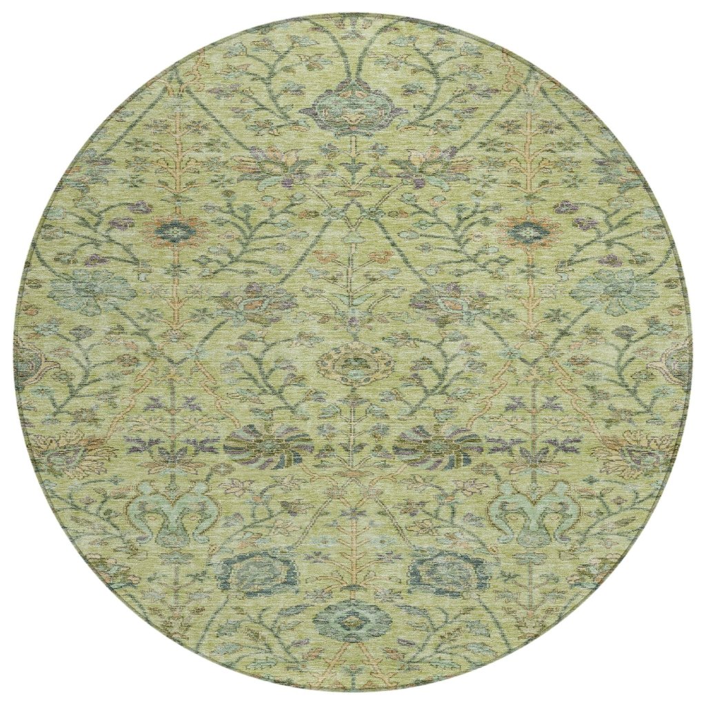 LOOMLAN Rugs Echo Mint Washable Indoor-Outdoor Rug