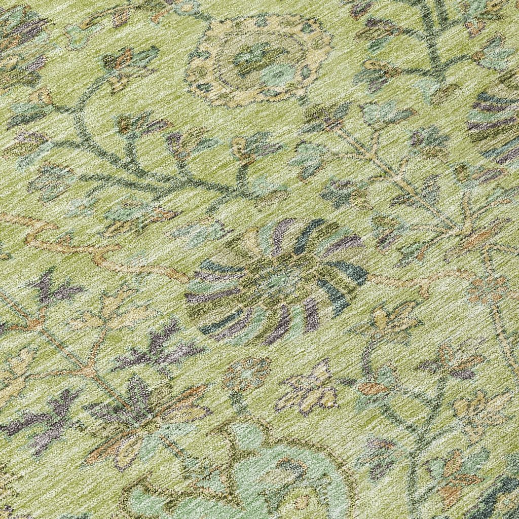 LOOMLAN Rugs Echo Mint Washable Indoor-Outdoor Rug
