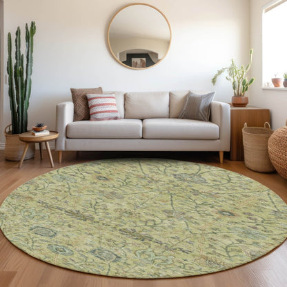 LOOMLAN Rugs Echo Mint Washable Indoor-Outdoor Rug