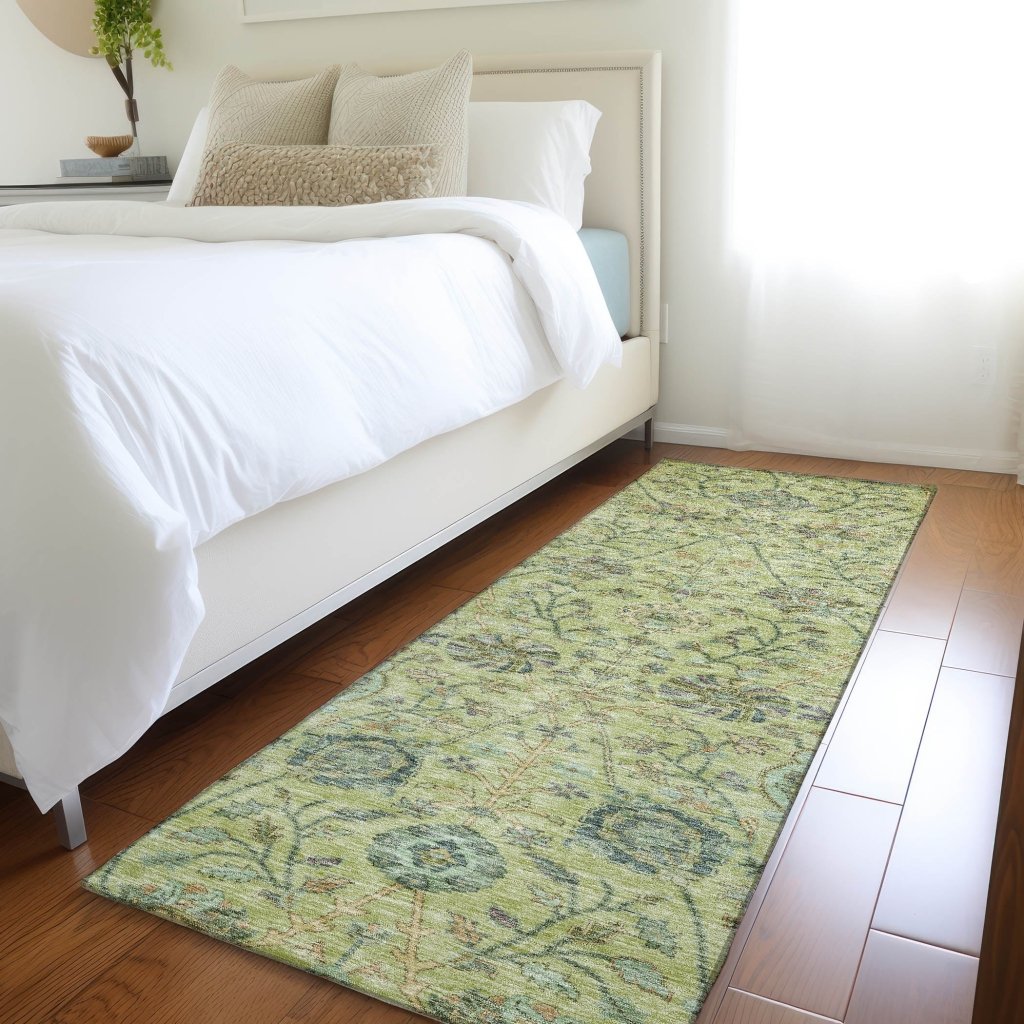 LOOMLAN Rugs Echo Mint Washable Indoor-Outdoor Rug