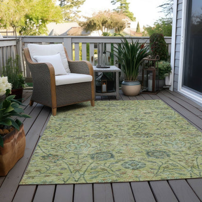 LOOMLAN Rugs Echo Mint Washable Indoor-Outdoor Rug