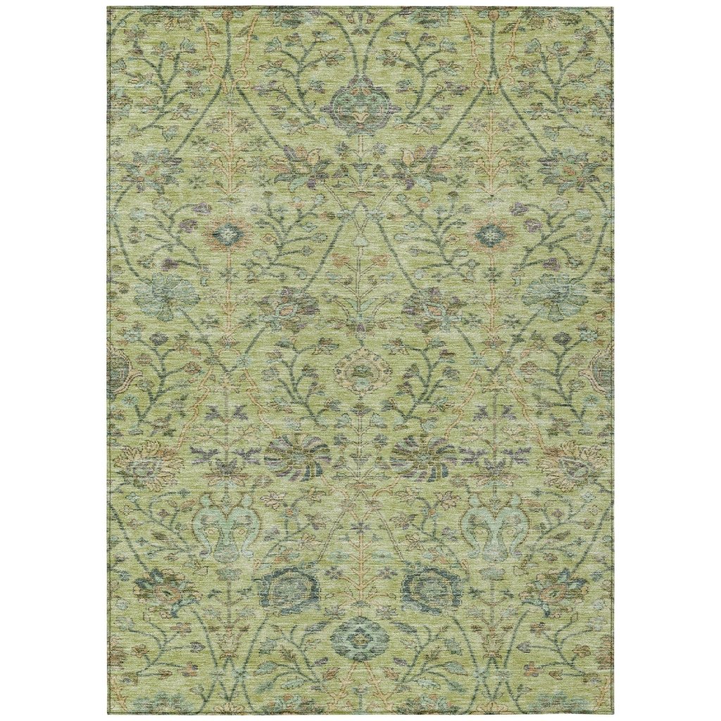 LOOMLAN Rugs Echo Mint Washable Indoor-Outdoor Rug