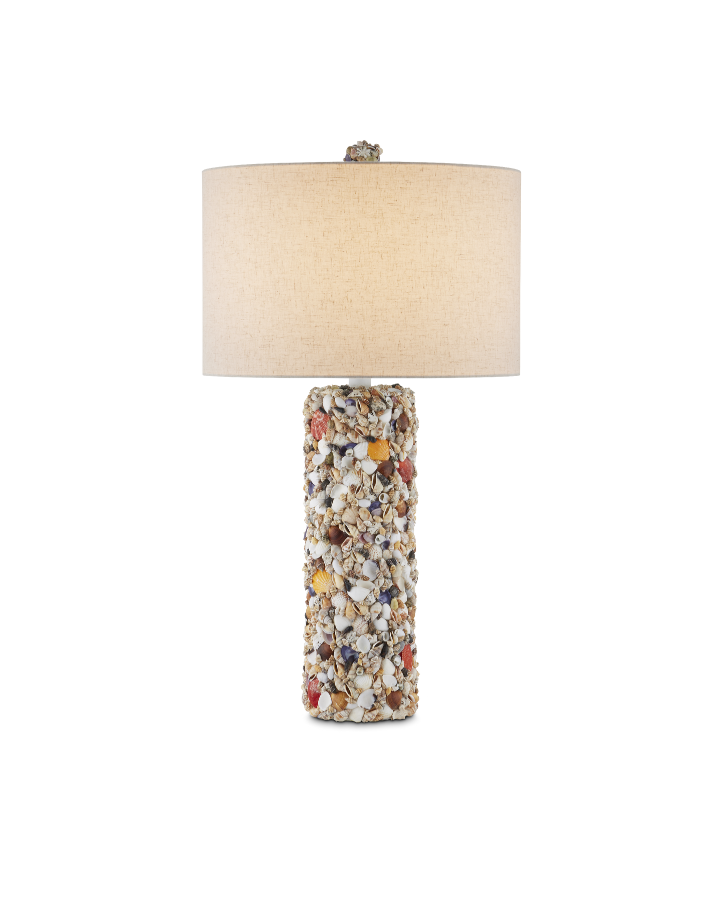 Festoon Wood and Iron Multicolor Table Lamp