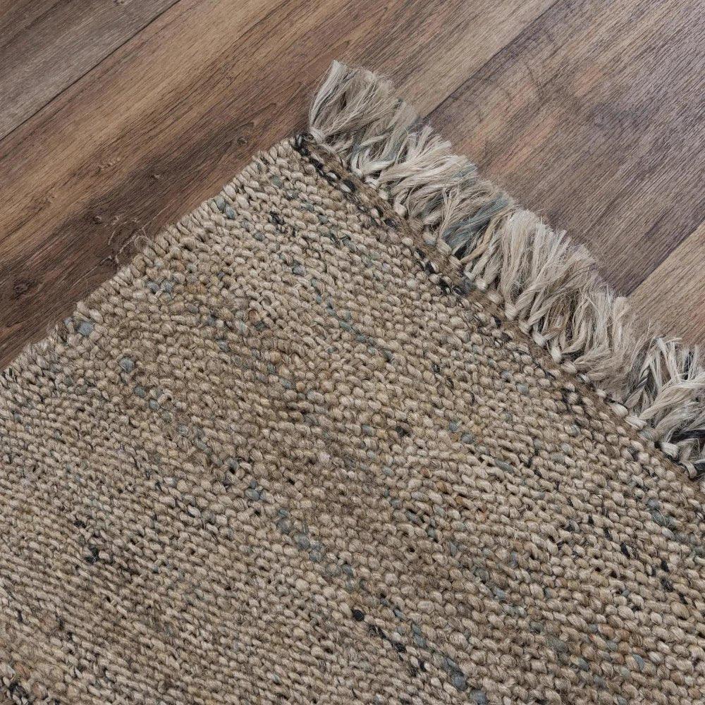 Arco Beige Jute Rug For Living Room -- beige