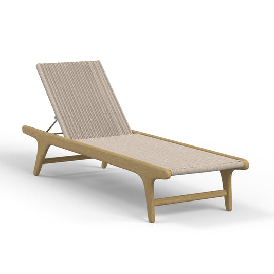 Sedona Modern Teak Outdoor Lounge Chaise