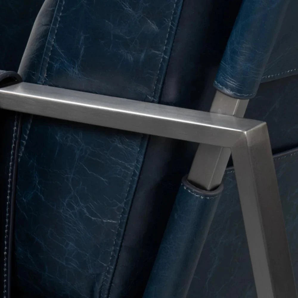 Edmonds Leather Upholstery Luxury Leather Chair - LOOMLAN - Sarreid - Accent Chairs