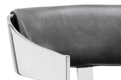 Beaumont Leather Upholstered Counter Stool