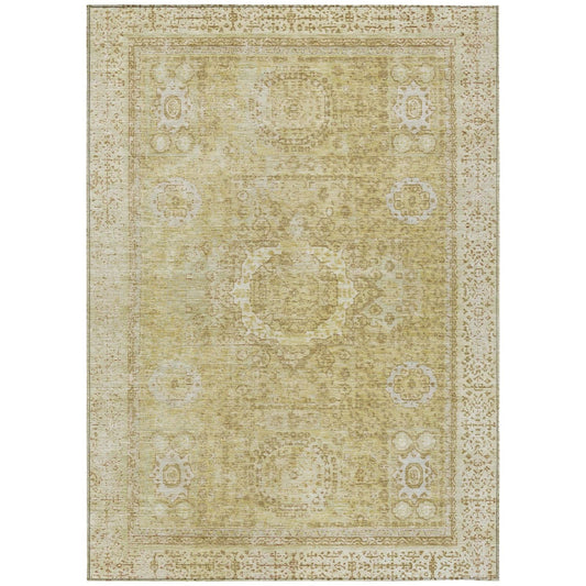 Irias Beige Washable Indoor-Outdoor Rug