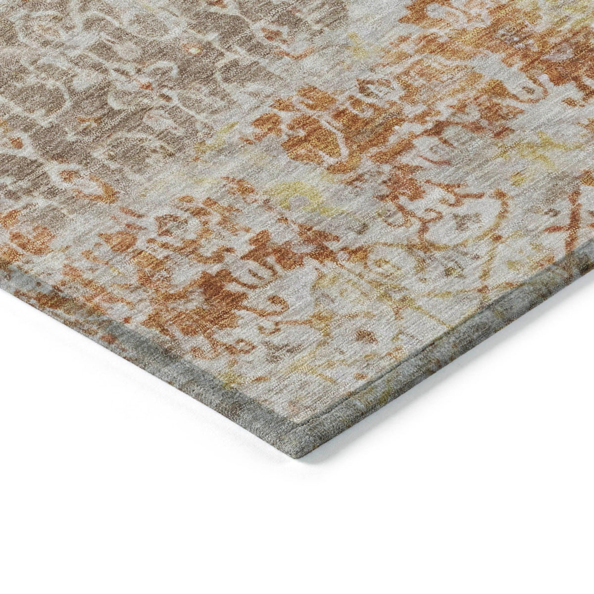 Jaelara Brown Washable Indoor-Outdoor Rug