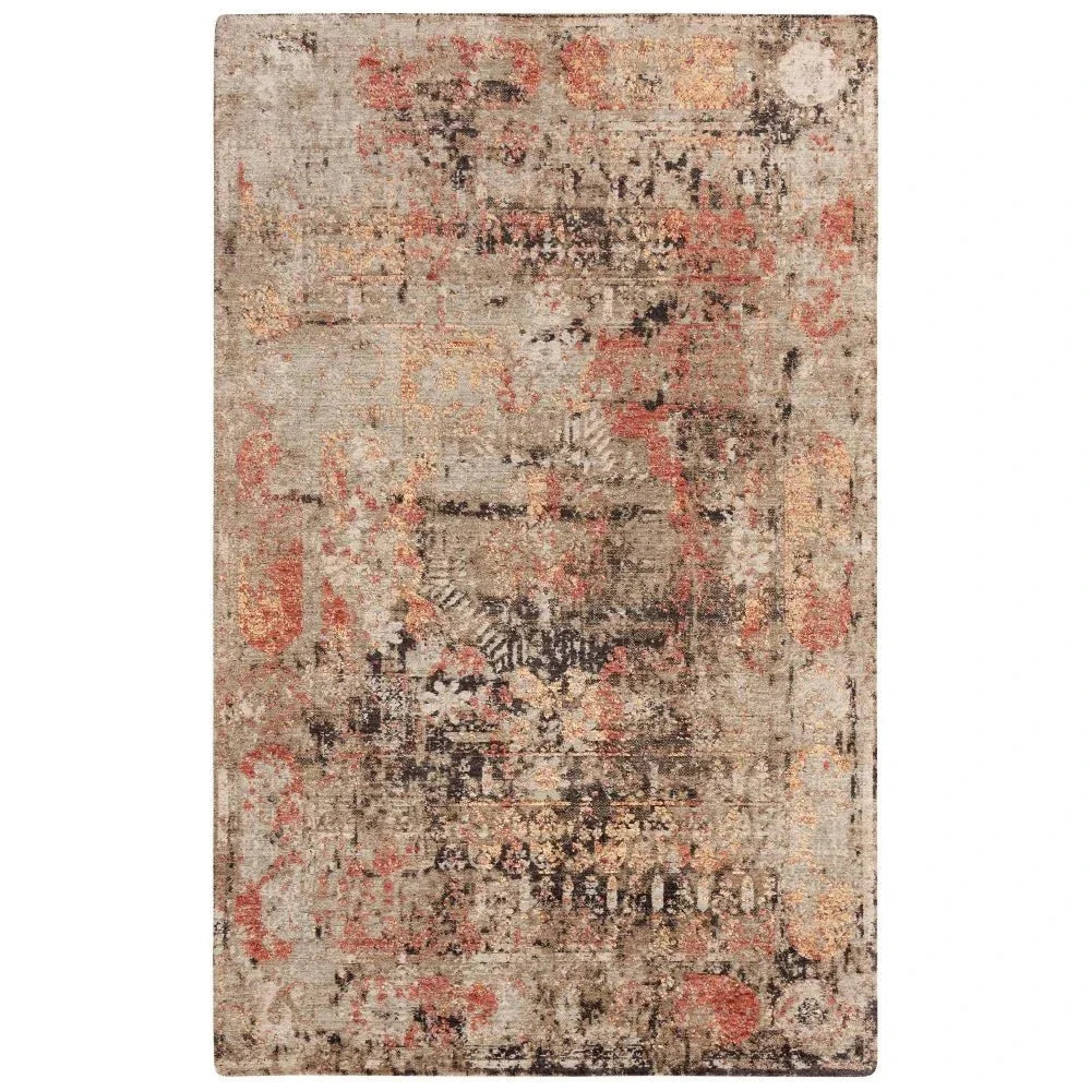 Alix Abstract Green Large Area Rugs For Living Room