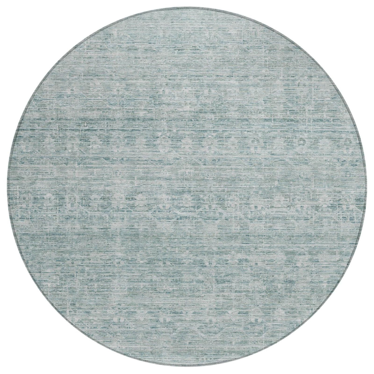 Irion Teal Washable Indoor-Outdoor Rug