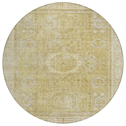 Irias Beige Washable Indoor-Outdoor Rug