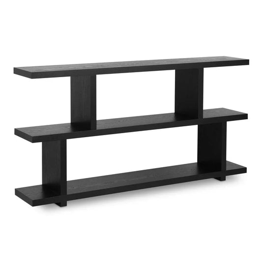 Miri Modern Black Ash Veneer Shelve