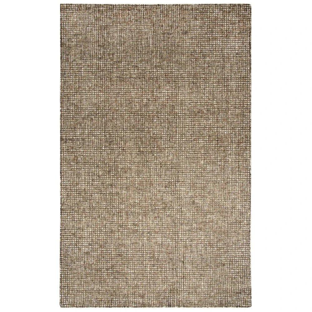 Dogo Tweed Brown Large Area Rugs For Living Room