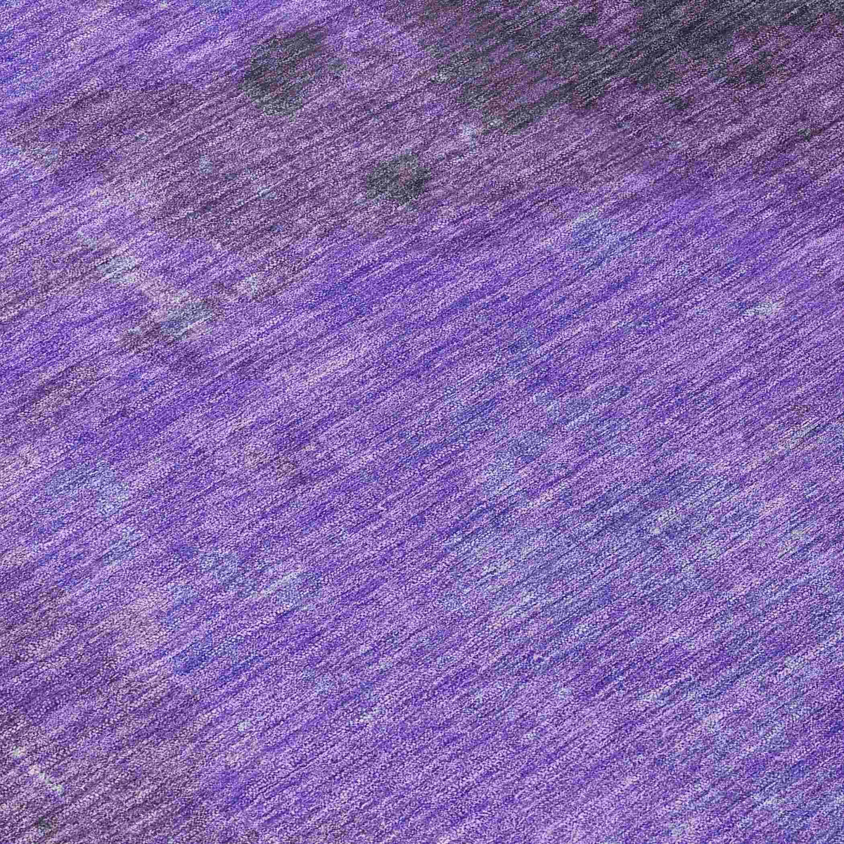 Iriion Purple Washable Indoor-Outdoor Rug