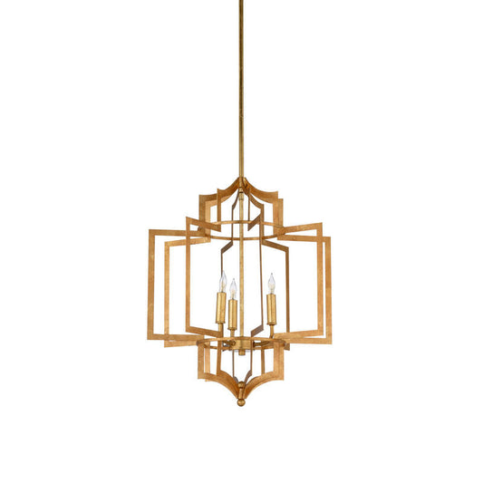 Wildwood Dover Adjustable Gold Finish Chandelier