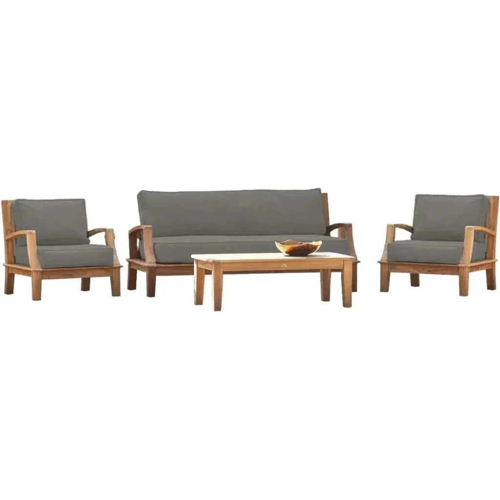 Grande 4PC Outdoor Patio Deep Set Sunbrella Cushion -- view 9