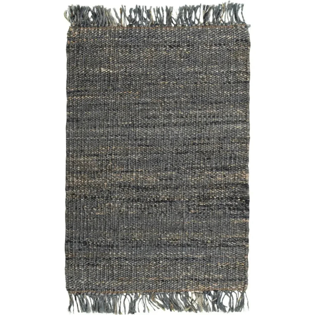 Arar Gray Jute Rug For Living Room