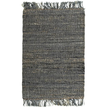 Arar Gray Jute Rug For Living Room