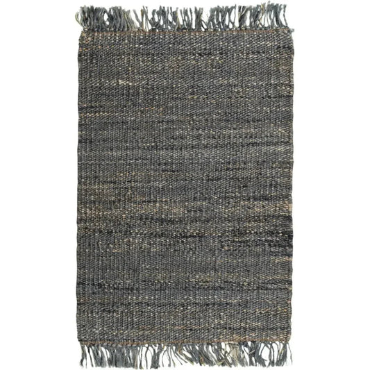 LOOMLAN Arar Gray Jute Rug Area Rugs