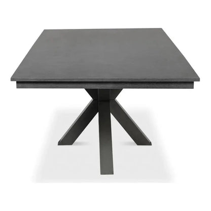 Sarreid Eich Tulip Wood Base Grey Rectangular Dining Table