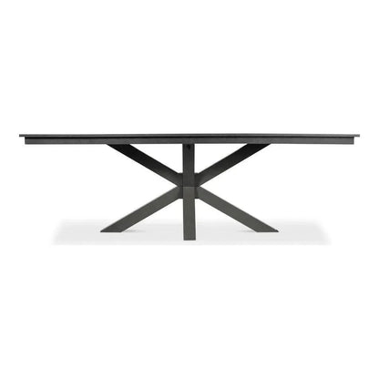 Sarreid Eich Tulip Wood Base Grey Rectangular Dining Table