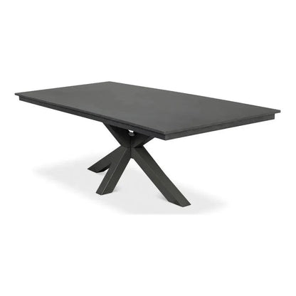 Sarreid Eich Tulip Wood Base Grey Rectangular Dining Table