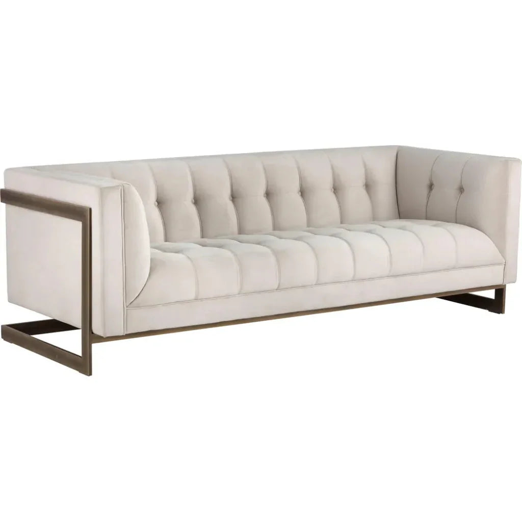 SUNPAN Ekon Fabric Streamlined Sofa