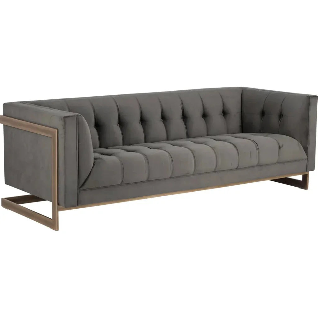 SUNPAN Ekon Fabric Streamlined Sofa