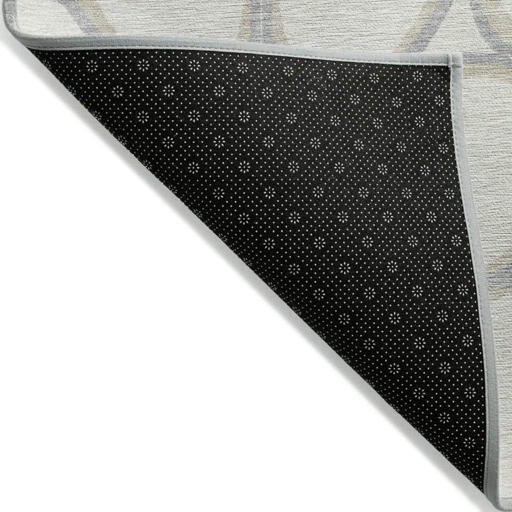 LOOMLAN Rugs Elantra Ivory Washable Indoor-Outdoor Rug