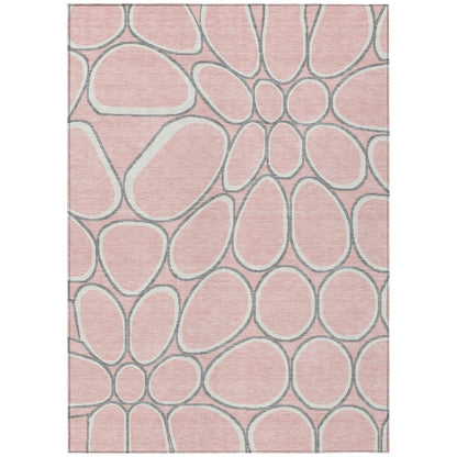Elantra Pink Washable Indoor - Outdoor Rug - LOOMLAN - LOOMLAN Rugs - Outdoor Rugs