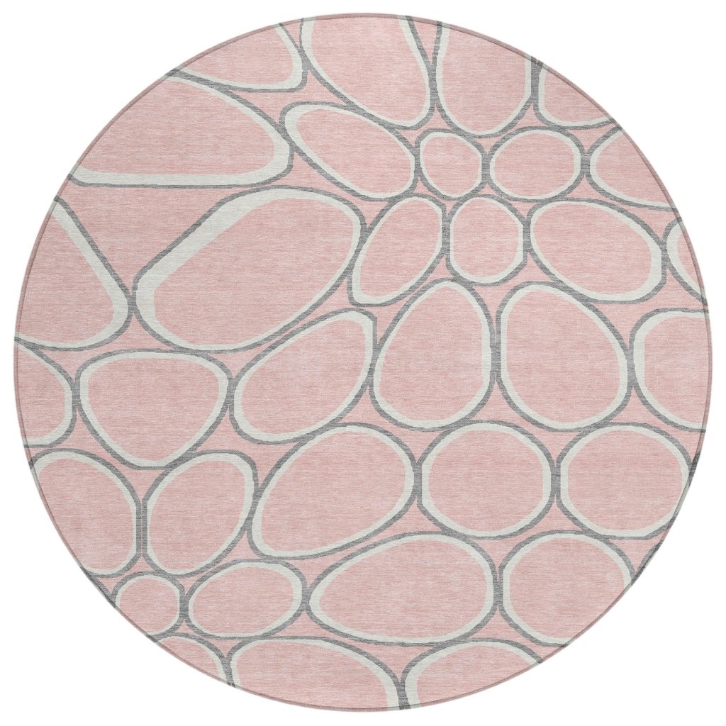 Elantra Pink Washable Indoor - Outdoor Rug - LOOMLAN - LOOMLAN Rugs - Outdoor Rugs
