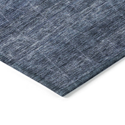 LOOMLAN Rugs Elaria Blue Washable Indoor-Outdoor Rug