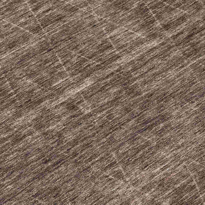 LOOMLAN Rugs Elaria Brown Washable Indoor-Outdoor Rug