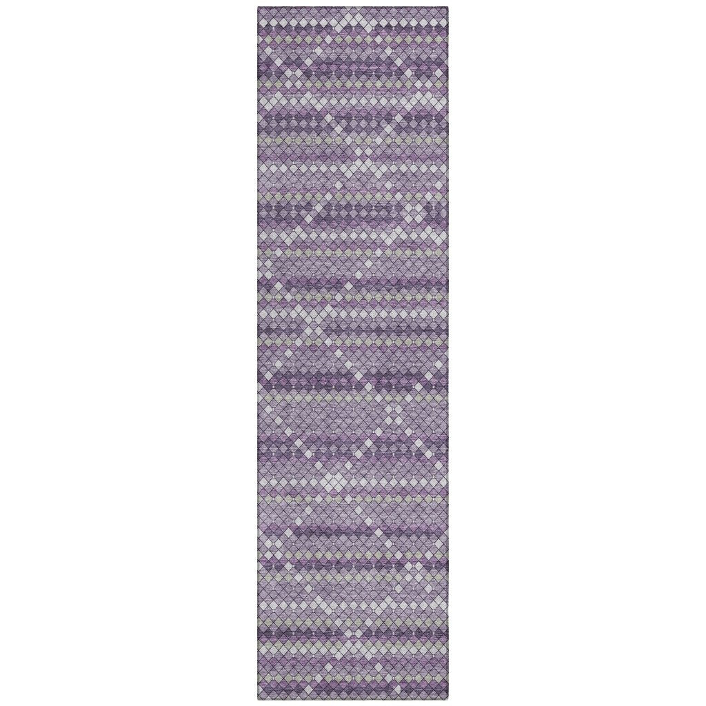 Eleanore Purple Washable Indoor - Outdoor Rug - LOOMLAN - LOOMLAN Rugs - Outdoor Rugs