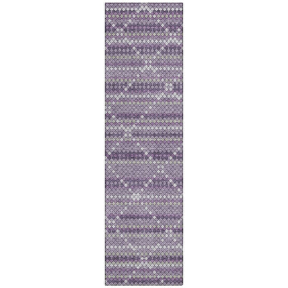 Eleanore Purple Washable Indoor - Outdoor Rug - LOOMLAN - LOOMLAN Rugs - Outdoor Rugs