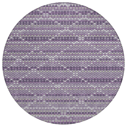 Eleanore Purple Washable Indoor - Outdoor Rug - LOOMLAN - LOOMLAN Rugs - Outdoor Rugs