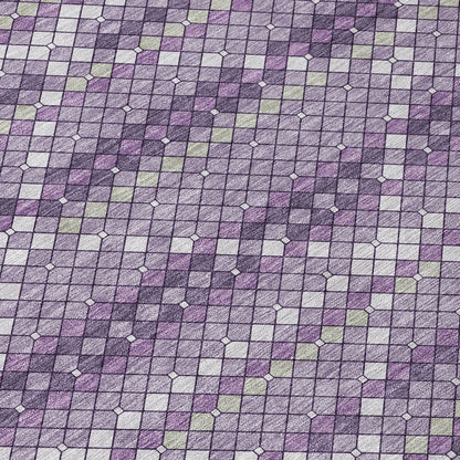 Eleanore Purple Washable Indoor - Outdoor Rug - LOOMLAN - LOOMLAN Rugs - Outdoor Rugs