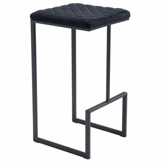 Element Barstool Black - Sideboards and Things Accents_Black, Back Type_With Back, Brand_Zuo Modern, Color_Black, Depth_10-20, Finish_Polished, Height_20-30, Materials_Metal, Materials_Upholstery, Materials_Wood, Metal Type_Steel, Product Type_Bar Height, Seat Material_Upholstery, Shape_Armless, Upholstery Type_Leather, Upholstery Type_Vegan Leather, Width_10-20, Wood Species_Plywood