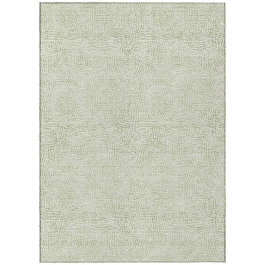 LOOMLAN Rugs Eleya Aloe Washable Indoor-Outdoor Rug