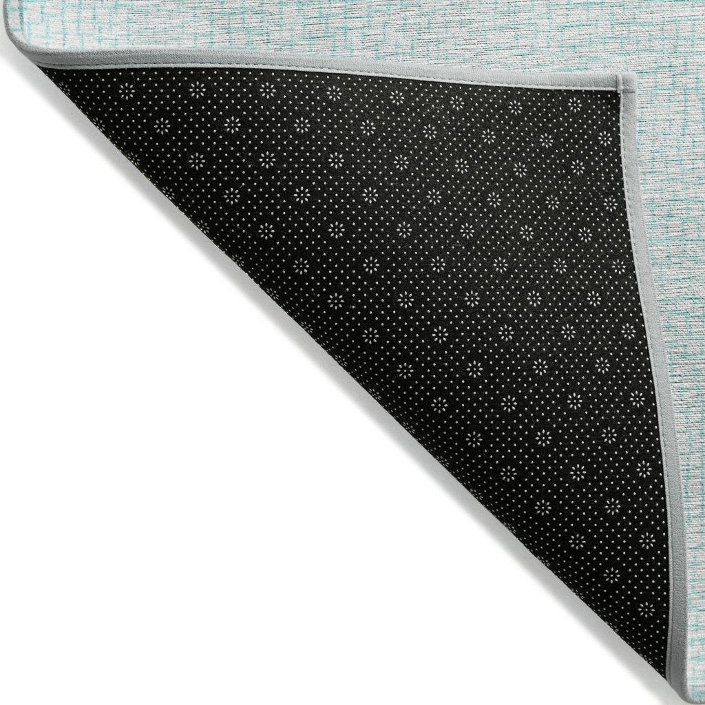 LOOMLAN Rugs Eleya Blue Washable Indoor-Outdoor Rug