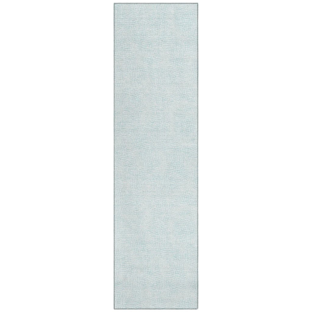 LOOMLAN Rugs Eleya Blue Washable Indoor-Outdoor Rug