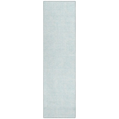 LOOMLAN Rugs Eleya Blue Washable Indoor-Outdoor Rug