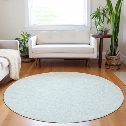 LOOMLAN Rugs Eleya Blue Washable Indoor-Outdoor Rug