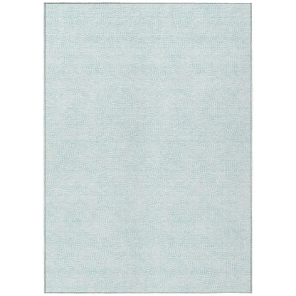 LOOMLAN Rugs Eleya Blue Washable Indoor-Outdoor Rug